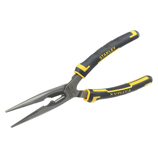 STANLEY FATMAX 89-870 Long Nose Plier Secure Grip Handle 200mm Made in France