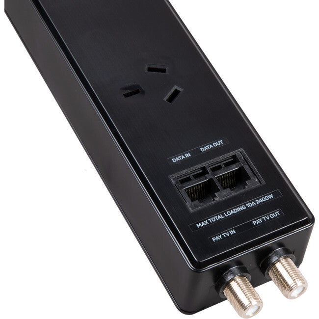 THOR Alpha 7 Way Outlet with Filter Surge Protection Powerboard