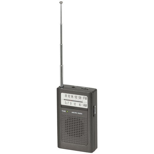 Digitech Portable AM FM Transistor Radio with Telescopic Antenna and Earphones