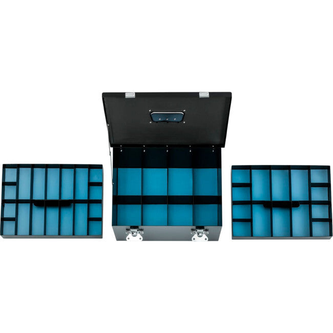 BUILT BOARDS Galvanised Powder Coated BITSABOX Heavyduty Steel Tool Box Two Tray