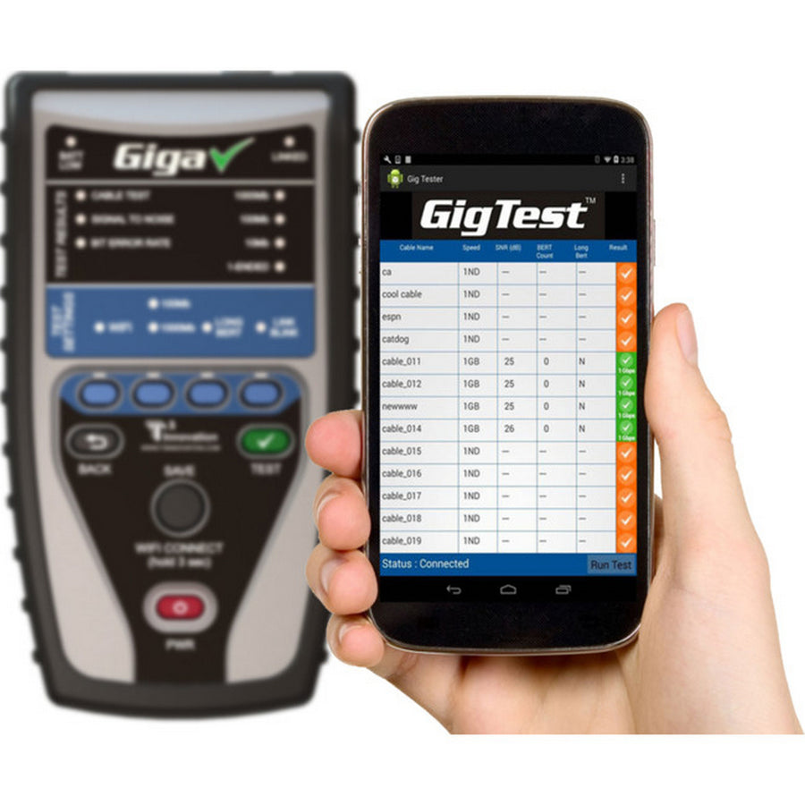 T3 Innovation Gigtest Ethernet Speed Tester