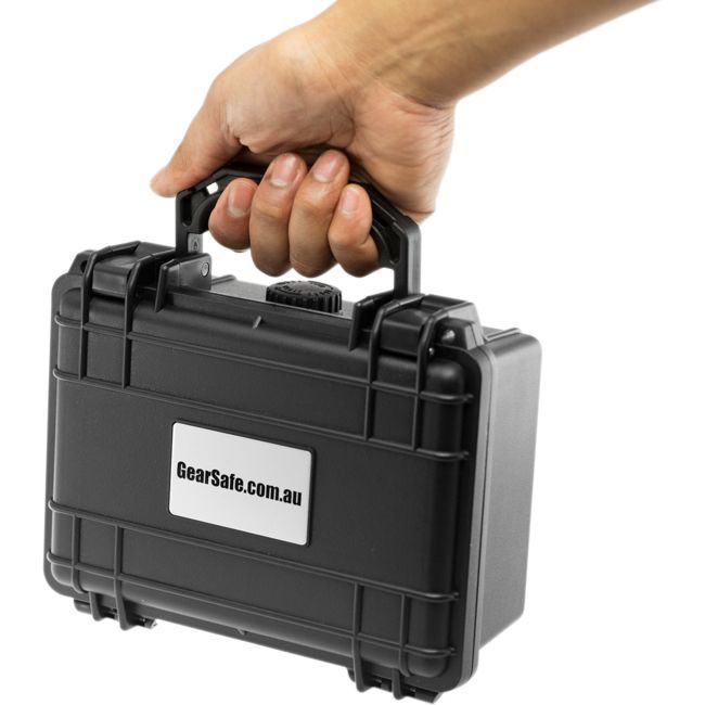 Gearsafe GS007B Waterproof IPX7 Protective Case with Foam  210x167x90mm Black