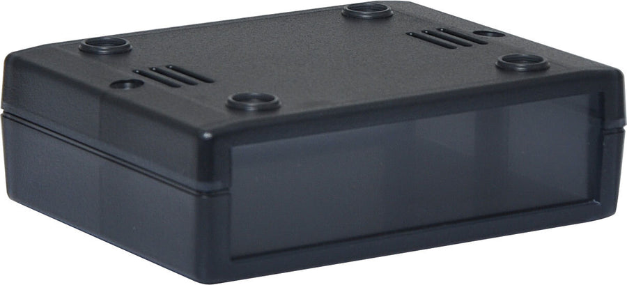 Ritec 105x80x33mm ABS Plastic Black Translucent Case for SBC and IOT Projects