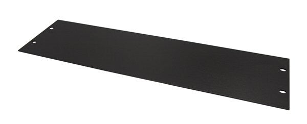 Aluminium 132mm (3U) Rack Cabinet Panel Black Finish