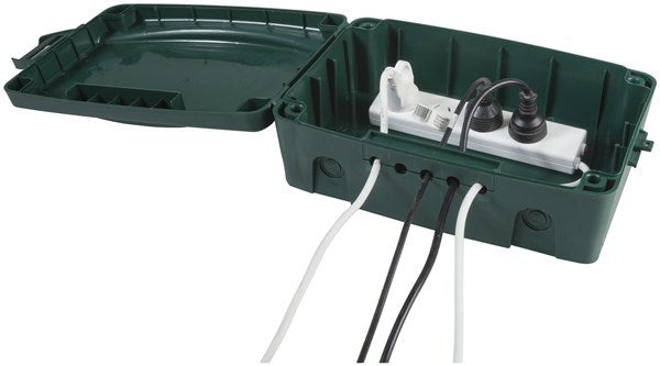 Ecotech Weatherproof Outdoor Powerboard Enclosure IP54 Weatherproof Rating