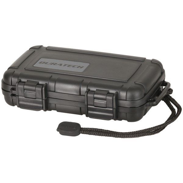 Black Waterproof ABS Plastic Case 182 x 120 x 42mm Including Smartphones