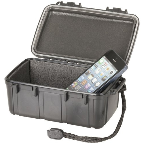 Waterproof Shockproof Black Plastic Storage Cases Shockproof IPX8 Rated