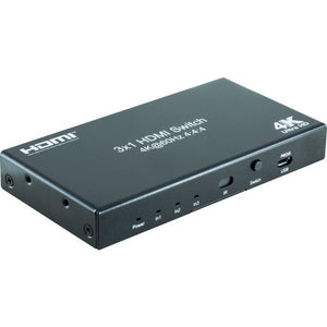 Pro.2 HDMI3S18G 3Way 3 In 1Out 18Gbps HDMI Switcher with Remote