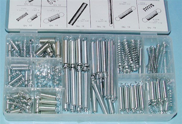 200 Piece Spring Assortment with 20 different types – Bourne Electronics