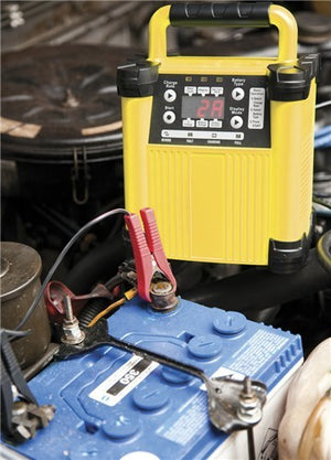 Intelligent 6V-12V-24V 15A Battery Charger with Temperature controlled fan