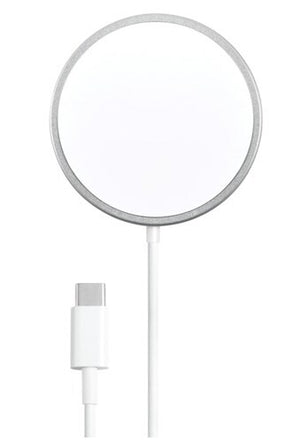 15W Magnetic Wireless Qi Stylish Aluminium Charger Pad with 1.5m USB C Cable