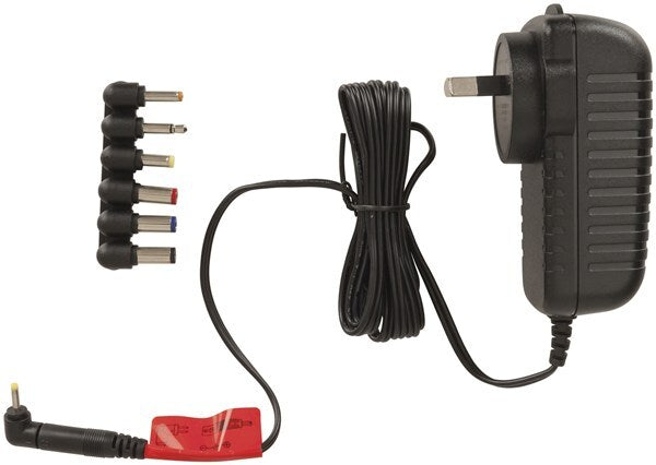 Power Supply 7DC Plugs 12V DC 2.5A Input 100-240VAC 50/60Hz