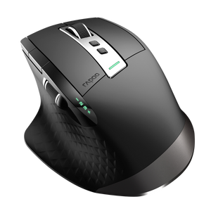 RAPOO MT750S Multi-Device Bluetooth 3200 DPI Wireless Rechargeable Mouse Black