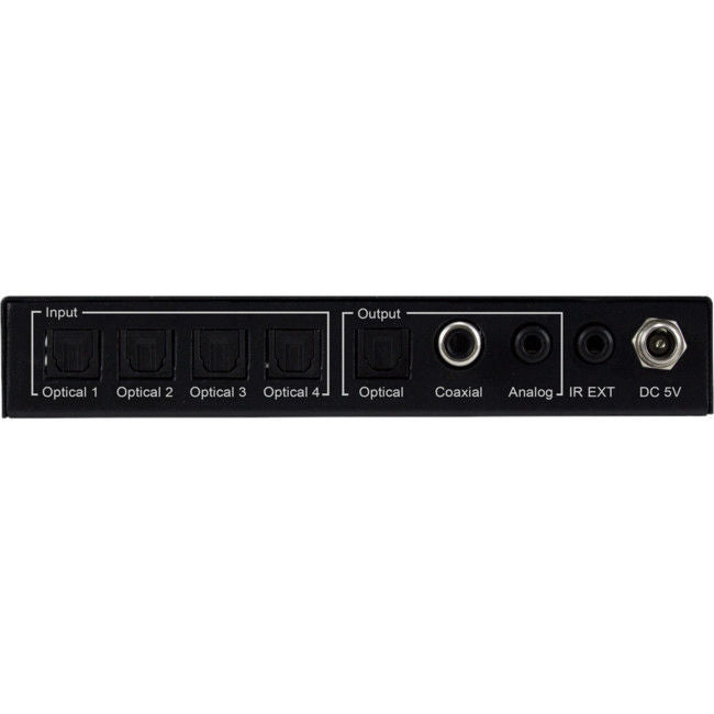 BLUSTREAM OPT41AU 4way Optical Audio switcher with  Coaxial & Analouge Outputs