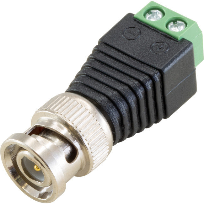 Screw Terminal Male BNC Plug