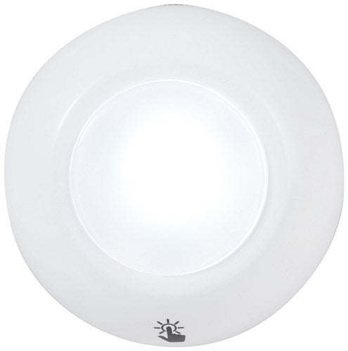 Touch On and Off 15 Lumens LED Light Twin Pack Self-Adhesive Backing