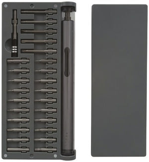 Powertech Rechargeable Lithium-Ion Screwdriver Bits Case with tamperproof types