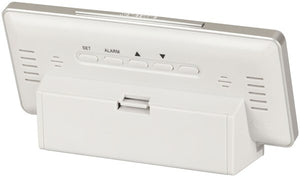 Digitech LCD Desk Clock with Daily Alarm Time and Date 5s LCD Backlight