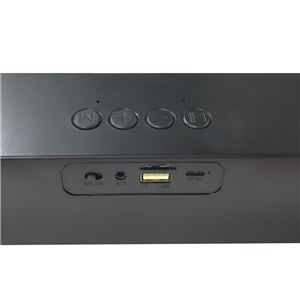 Digitech Rechargeable Mini Bluetooth Stereo Sound Bar with USB Charging Cable