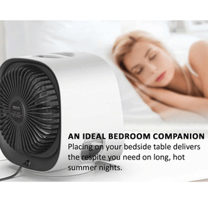 Sansai USB Powered Desktop Mini 3 Speed Air Cooler Fan with 300mL Water tank