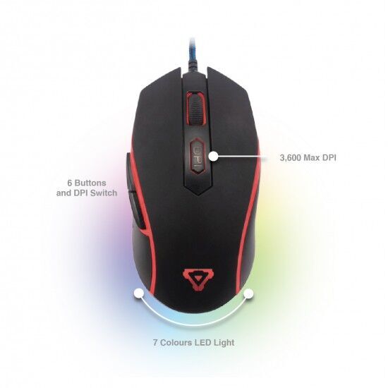 Laser PC Gaming Combo RGB Full Size LED Keyboard Mouse Headset Mouse Pad Bundle
