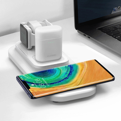 Sansai 3 in 1 Wireless Charger Charge Mobile Phone iWatch and AirPods