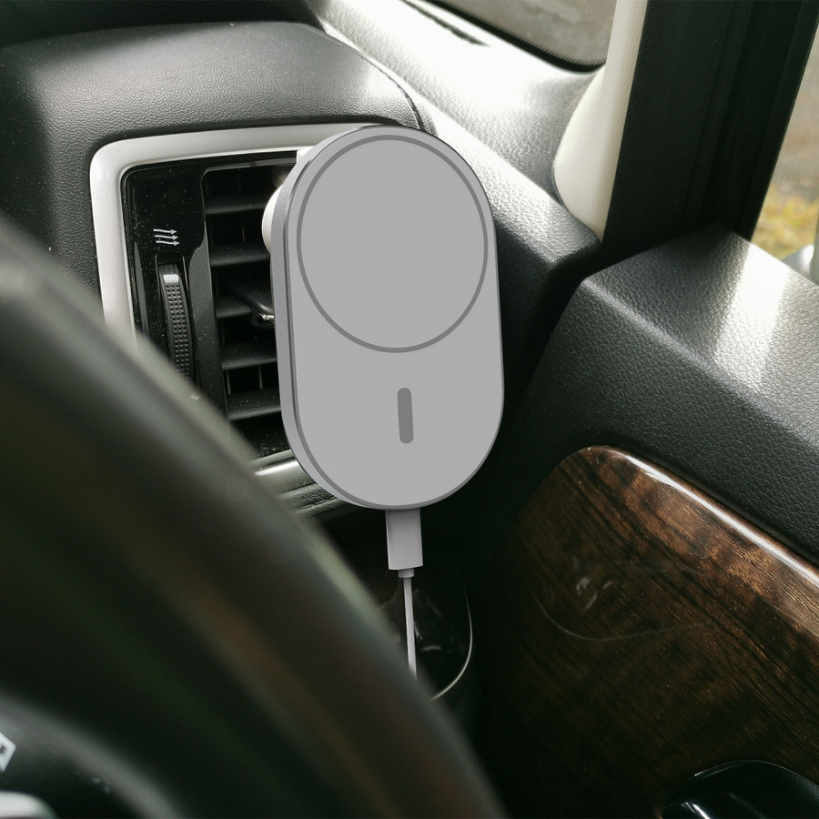 Laser Chargecore Magsafe Magnetic Wireless Vent Charger Mount for Apple