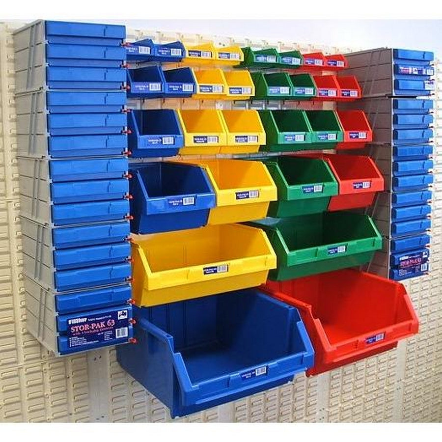 FISCHER PLASTIC Storage & Handling System Panel ABS Plastic Modular Louvre Panel