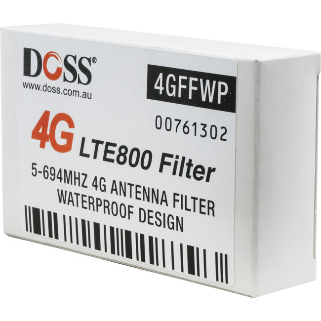 DOSS 4GFFWP 4GLTE800 Filter 5-694Mhz 4G Antenna Filter Waterproof F-Type Socket