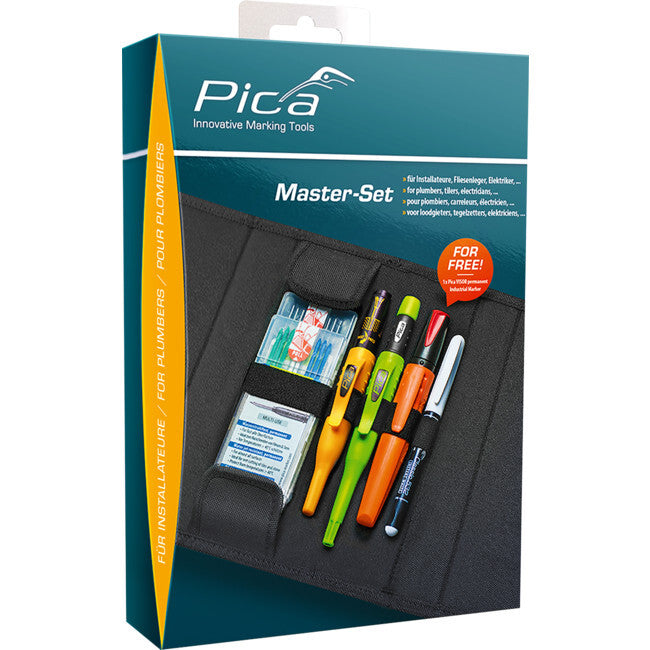 PICA Innovative Installers Marker Master Set in Nylon Wallet for Electricains