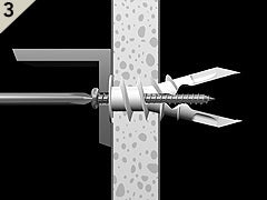 TOGGLER Self Drilling Drywall Anchors with Screws Made in USA 50 Pack