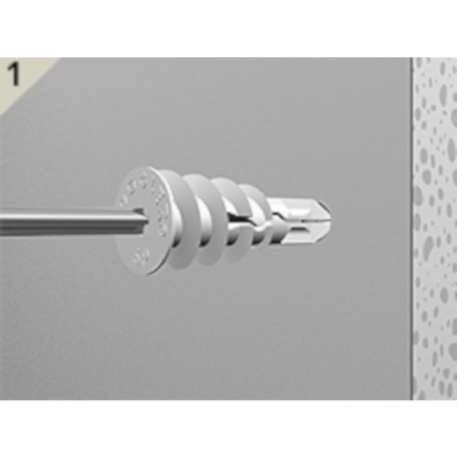 TOGGLER Self Drilling Drywall Anchors with Screws Made in USA 50 Pack