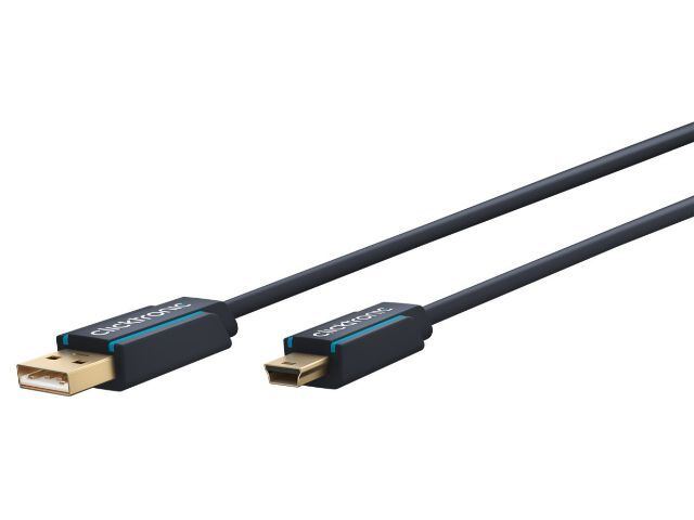 Clicktronic USB A 2.0 to USB MINI-B 5 pin 3m – Bourne Electronics