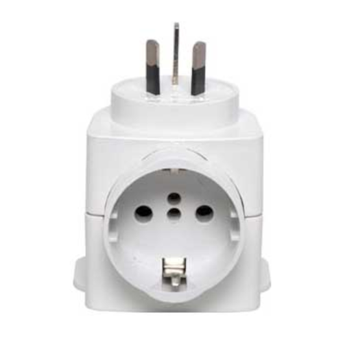 POWERTRAN Multi Reverse Adapter Worldwide to Australia NZ Universal Adaptor