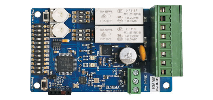 Elsema PCR43302R 433Mhz 2 Channel Receiver Access control