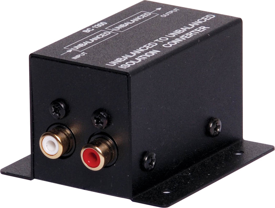 Redback Unbalanced Stereo Line Isolation Transformer RCA to RCA