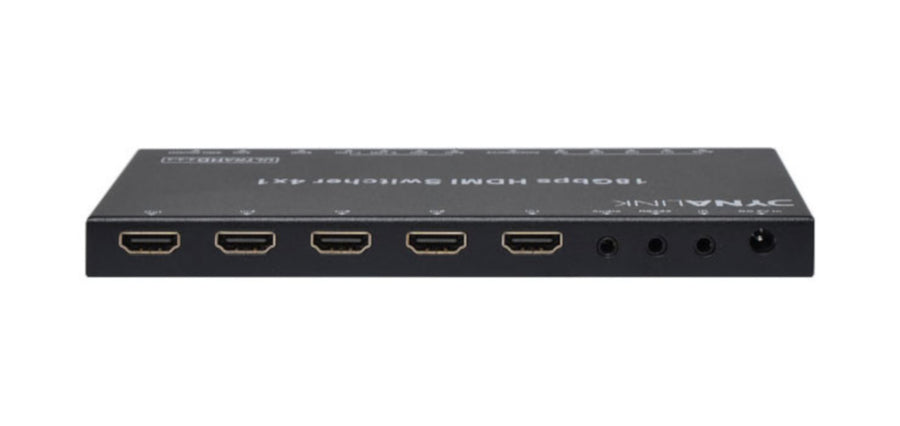 Dynalink 4 Way 4K HDMI Switcher With Audio Extractor & RS232