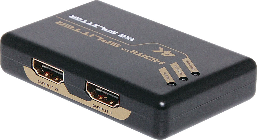 2 Way HDMI Splitter 10.2GBps Bandwidth with Uncompressed Audio 4Kx2K Resolution