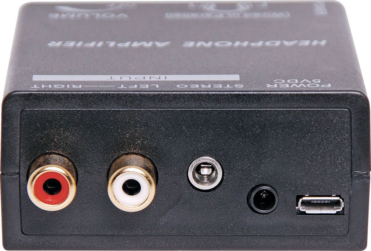 Pro.2 5V DC Plug Pack or Micro USB TRS jack Output & RCA Input Headpho ...