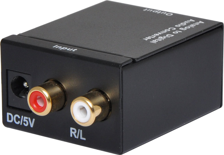 Dynalink Analog Stereo Audio RCA To Digital Audio Coaxial & Toslink Converter