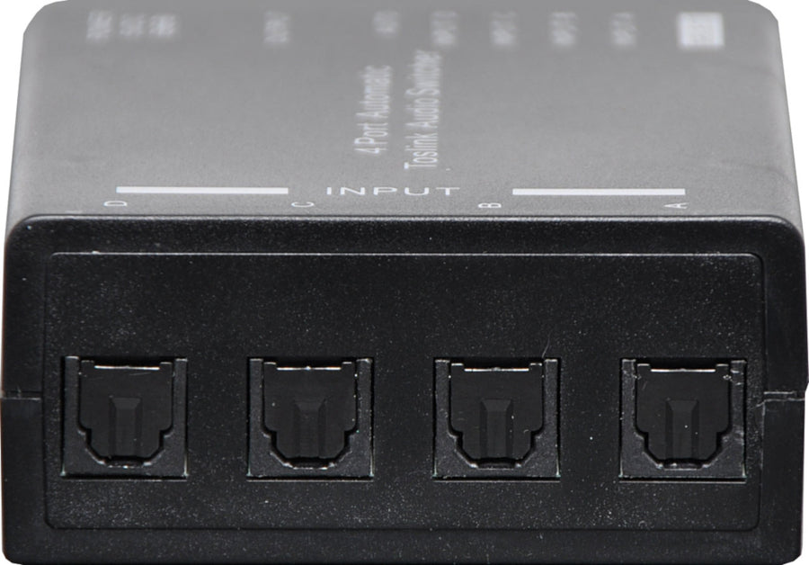 4 Way Auto Toslink S PDIF Audio Switcher Supports PCM/LPCM and bitstream