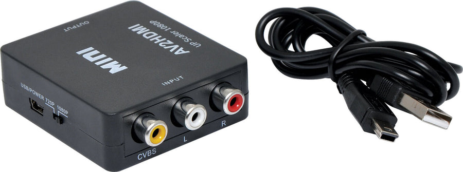 Composite AV To HDMI Upscale Converter