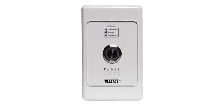 Redback A4467 Remote BT Wireless Pairing Wallplate for A451-20 Dual Co ...