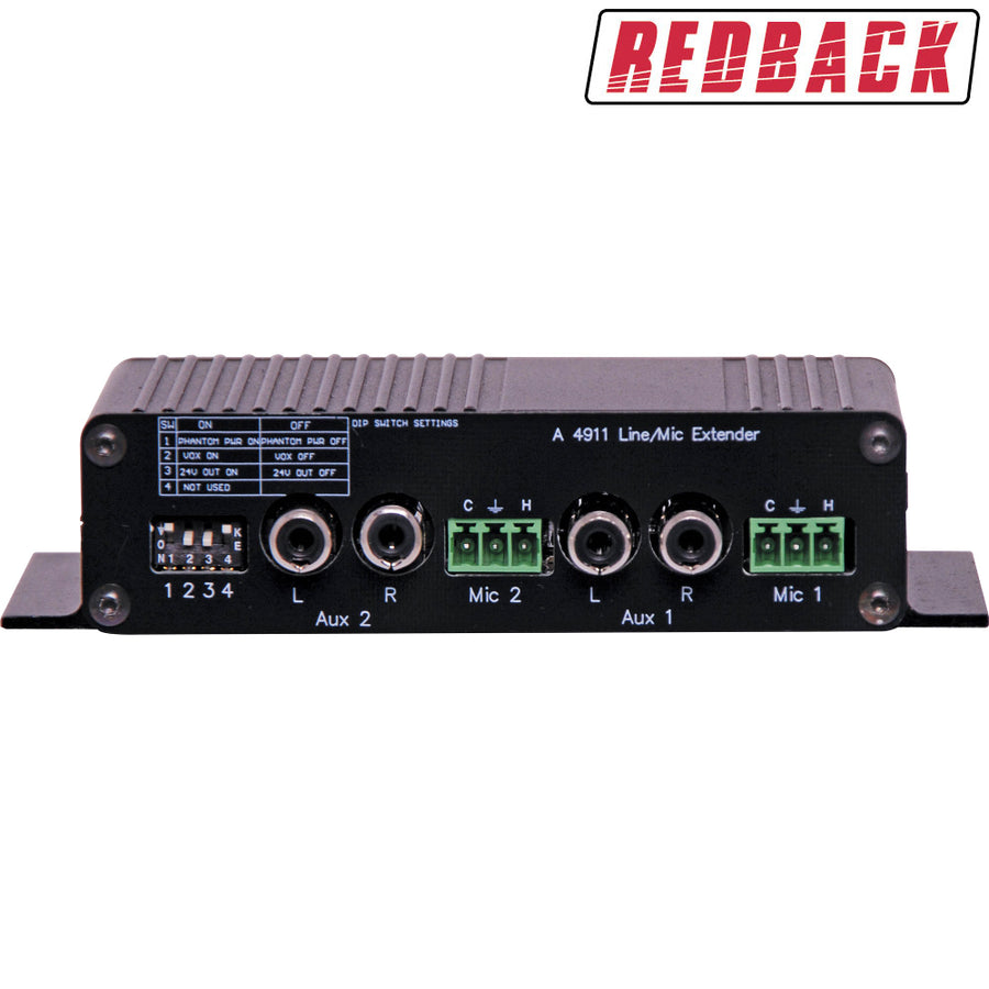 Redback 2 Input Mini Mixer With Vox Muting