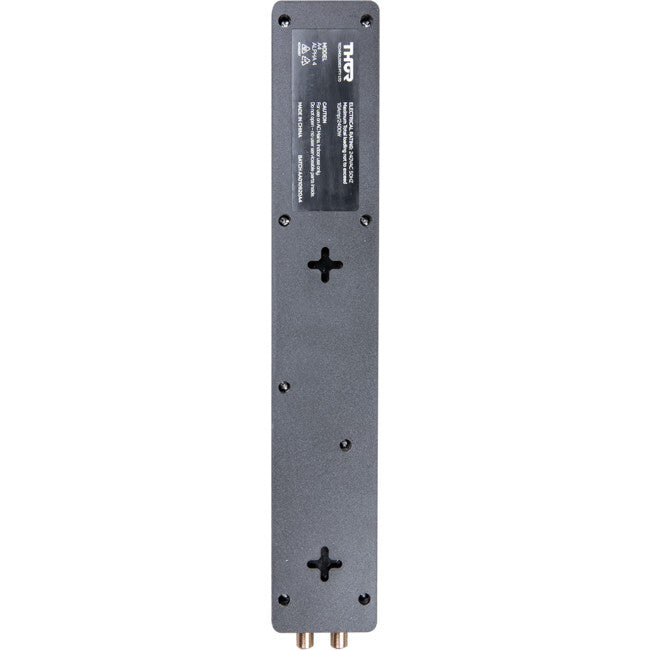 THOR Alpha 4 Way Outlet Power Filter Surge Protector with Good Filteration Black