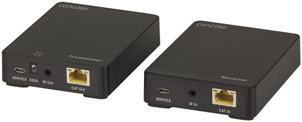 Concord 4K HDMI Cat5e/6 Extender  Integrated Remote Control Extender  Up to 50m