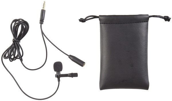 Stereo Lapel Microphone Headphone outlet Compatible with iPhone Windows Smartphones