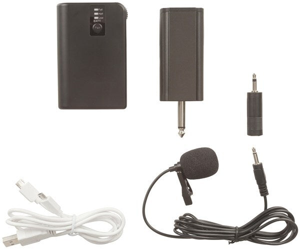 Digitech Wireless UHF Lapel Microphone Receiver Uni-Directional 3.5mm Plug Adaptor