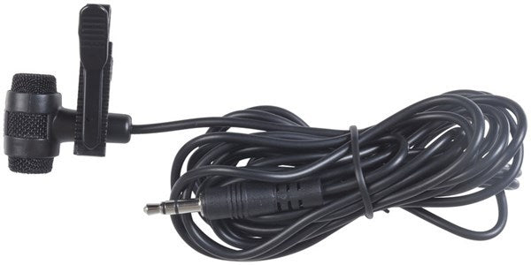 Stereo Plug output Tie Clasp Microphone for Interview Documentary style recording