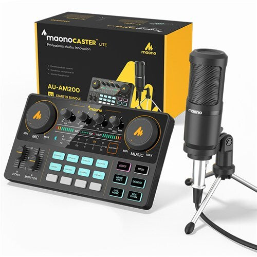 Maonocaster All in One Podcast Production Studio with Microphone
AU-AM200-S1